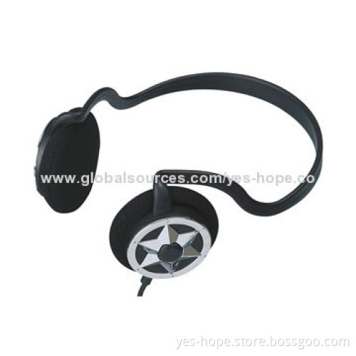 Stylish behind the neck headset for mobile phone